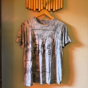 The 1975 Gray Tie-Dye Graphic T-Shirt
